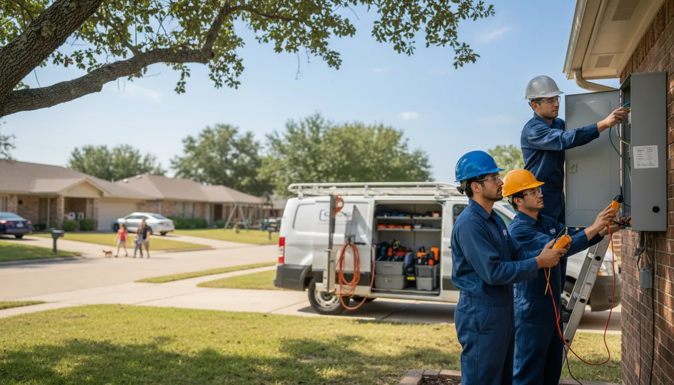 Certified electrician providing emergency electrical services in Burdett, KS